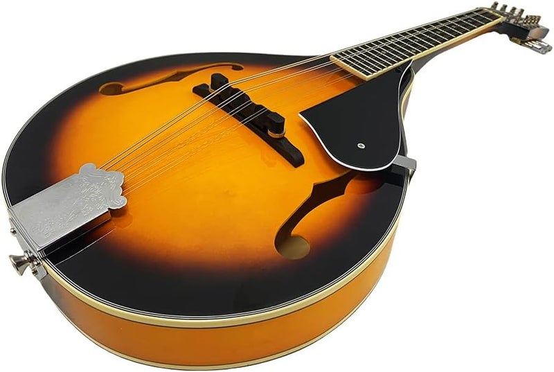 YoungMonic Mandolin Musical Instrument A Style Acoustic Mandolin Instrument Kit 8 String for Beginners Adults with Carrying Case Extra Strings Picks Cleaning Cloth - Image 3